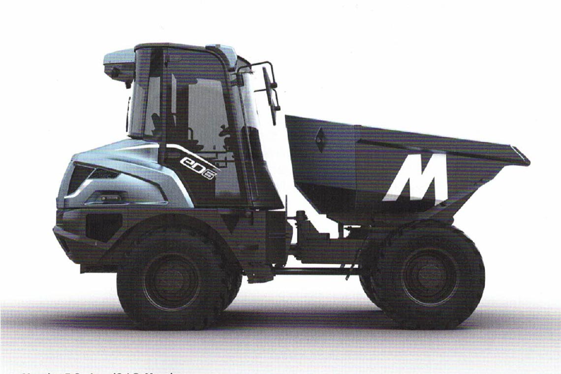 Mecalac ed6 elektrischer Dumper ohne Emissionen