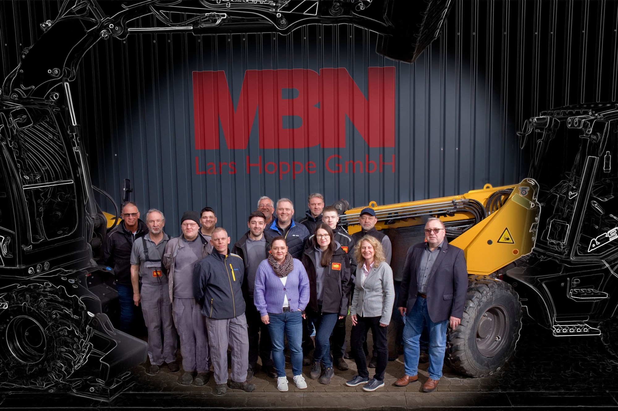 MBN Baumaschinenwelt Team gesamt 2026 MBN-Team